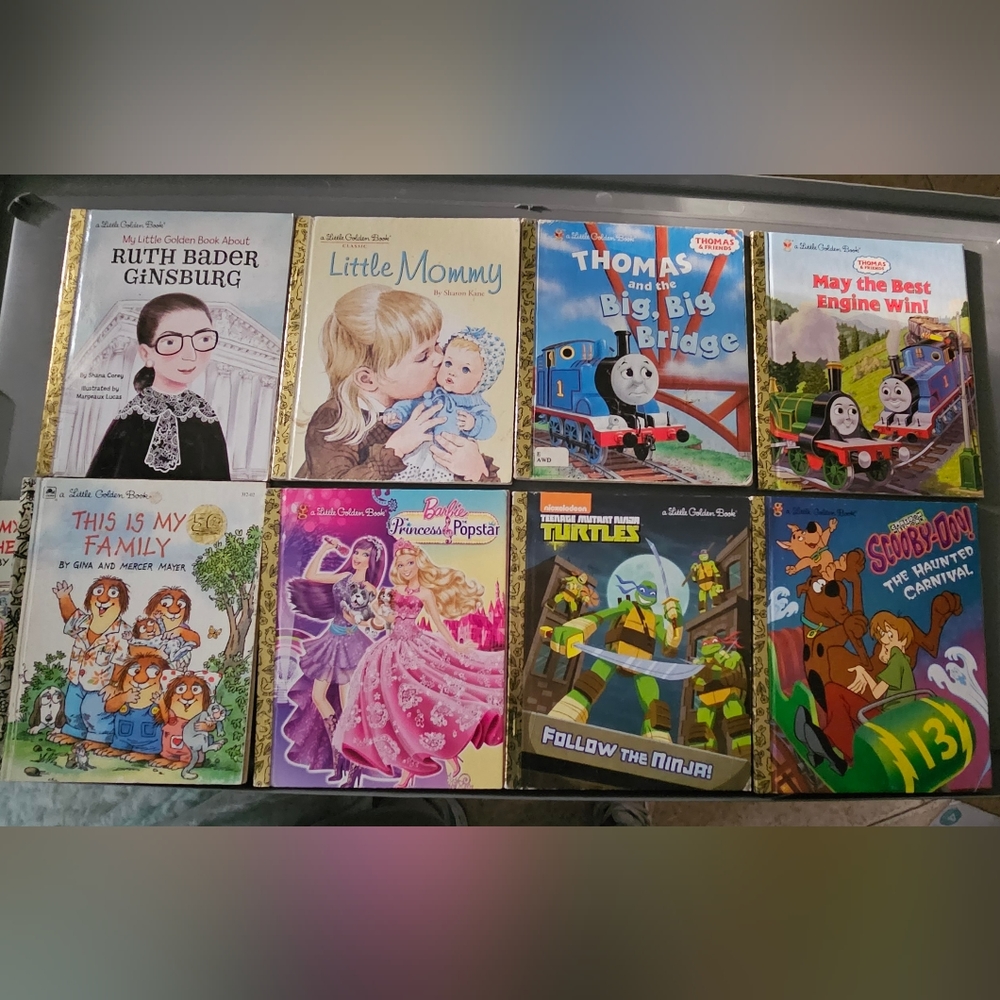 8 little golden books + 1